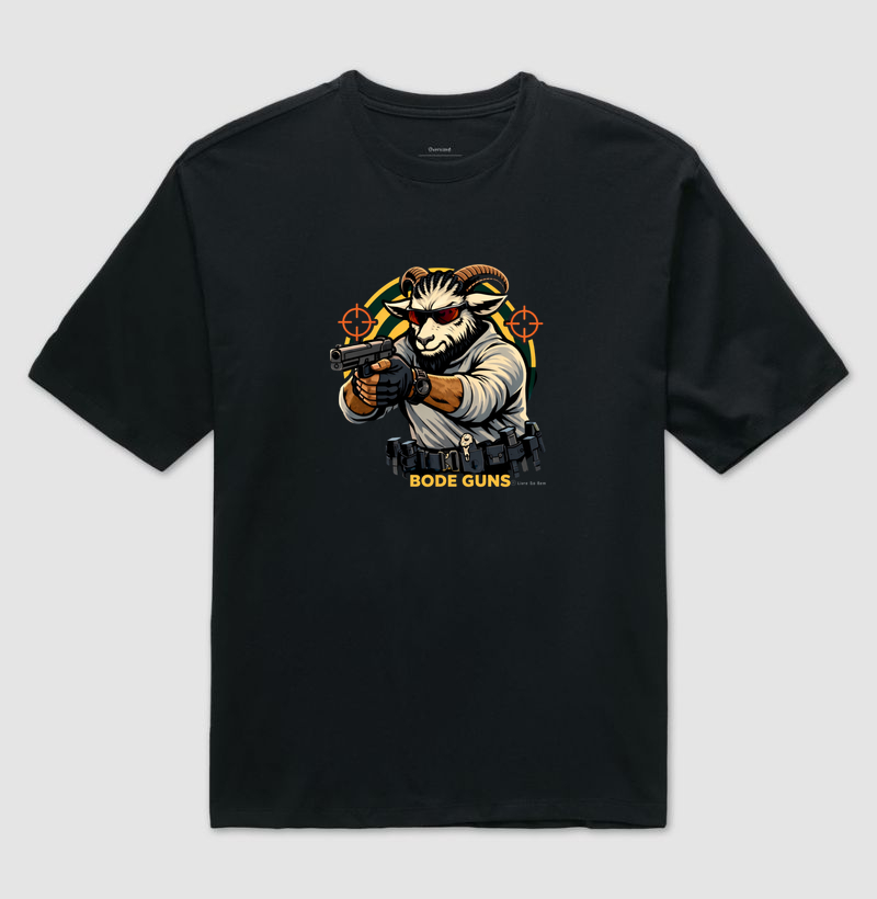 Camiseta maçonaria - Bode Guns Atirador