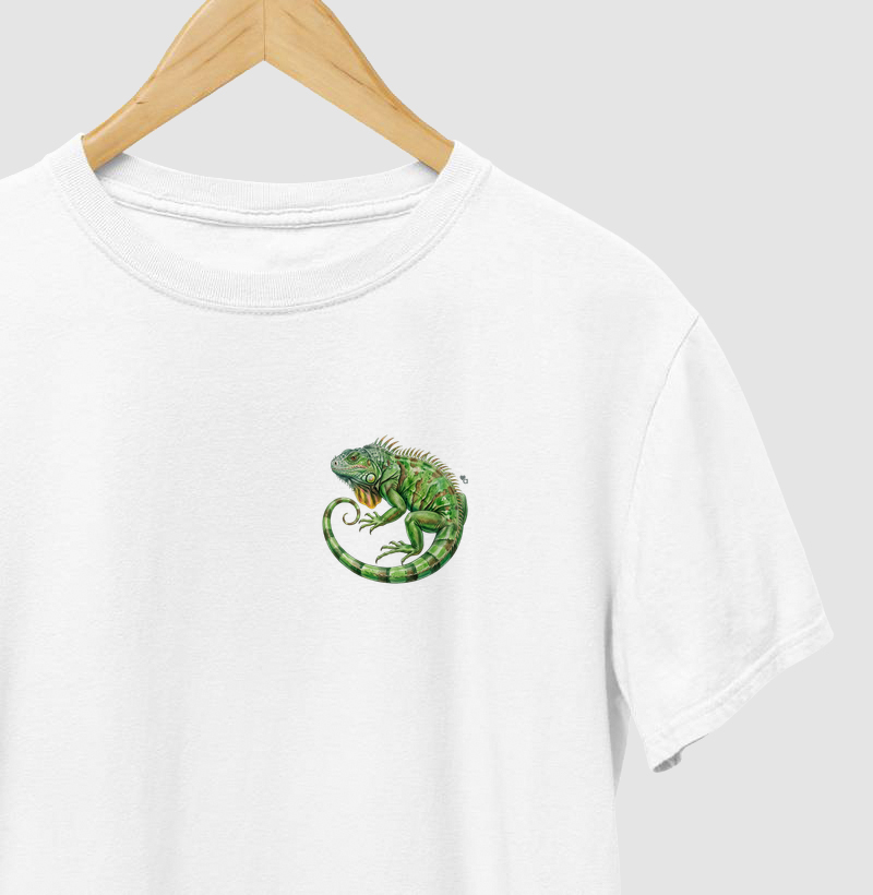 Répteis - Mini - Iguana Verde - Camiseta