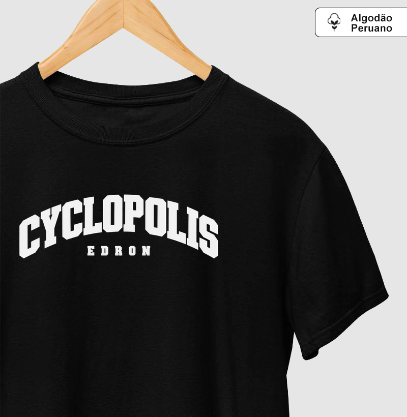 Cyclopolis - Edron - Camiseta Algodão Peruano