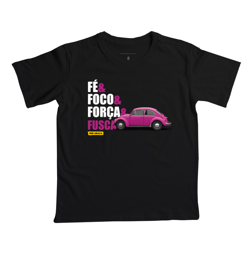 Fé Foco Força Fusca Rosa