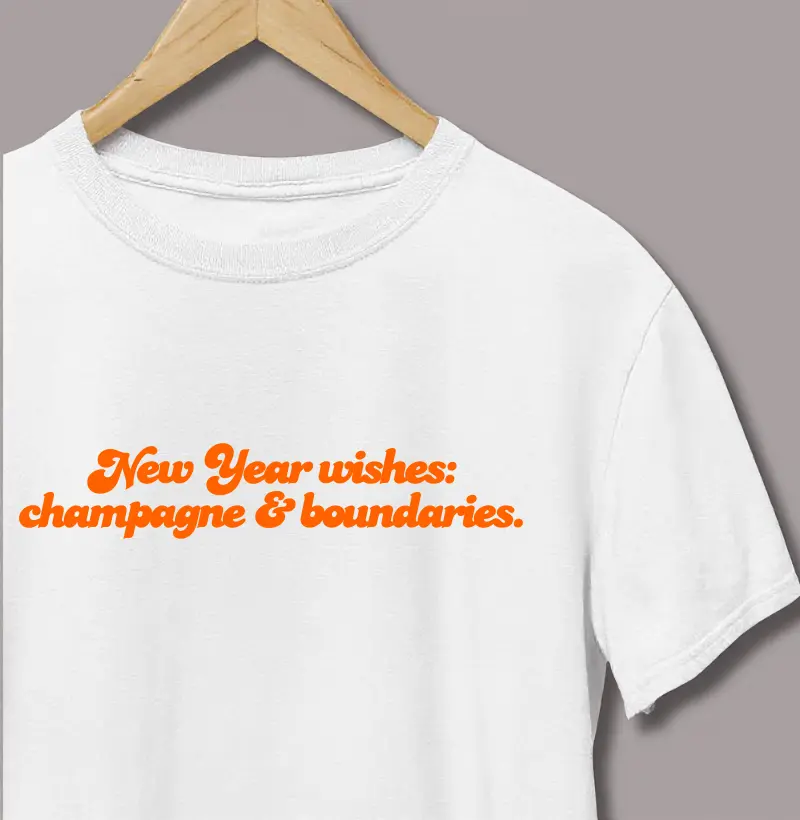New Year Wishes: Champagne And Boundaries