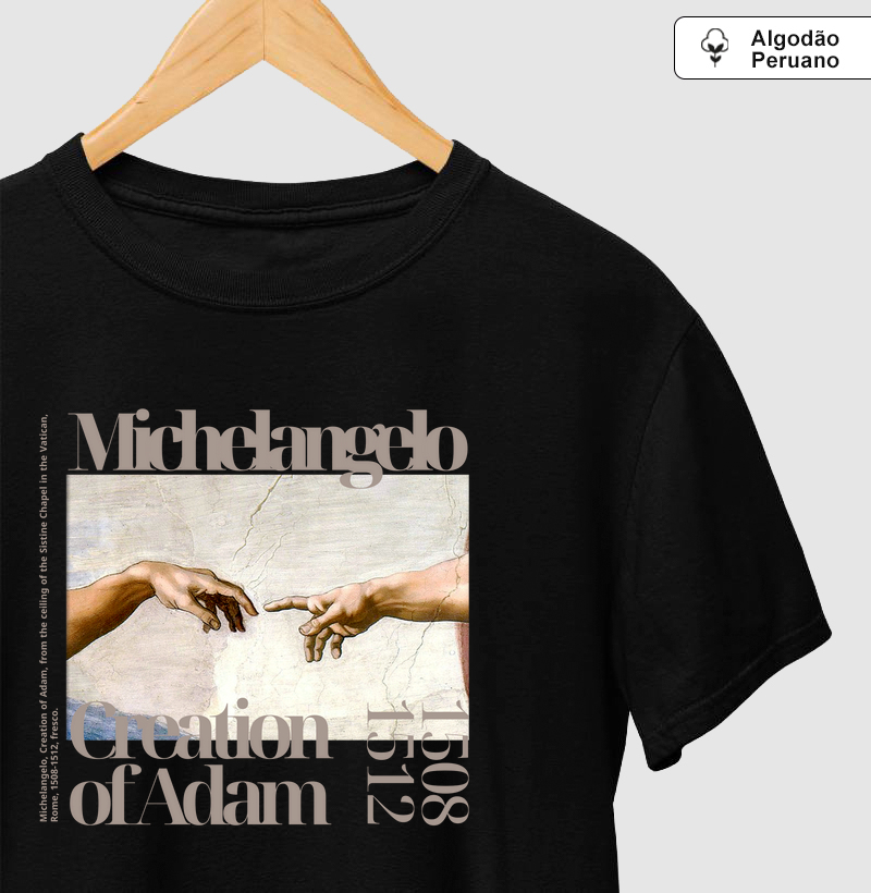 A Criação de Adão (1508-1512) V2 - Michelangelo