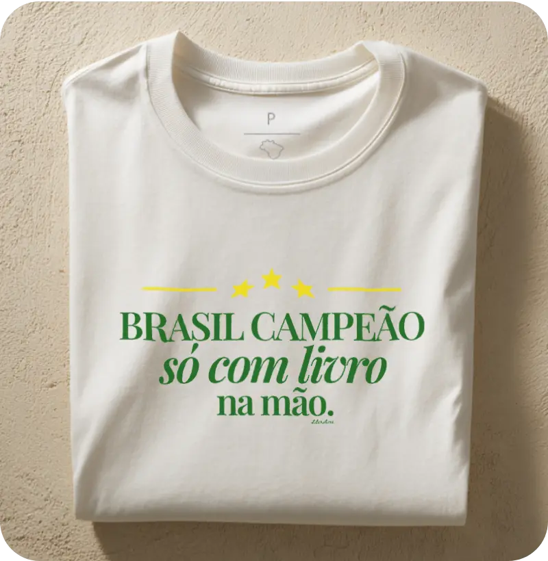 Brasil campeão só com livro na mão
