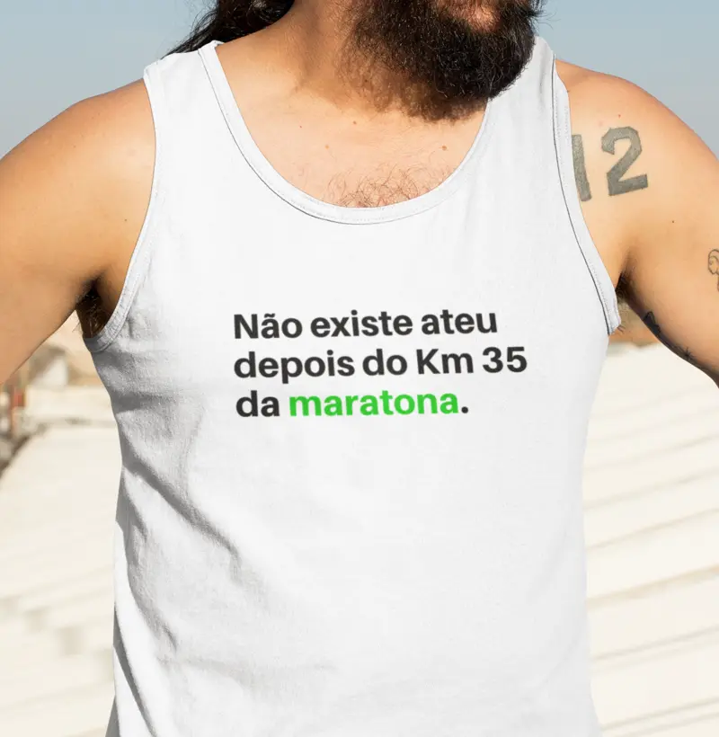 Km 35 de uma maratona
