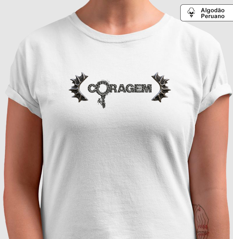 Camiseta Coragem | Arrisque-SE!