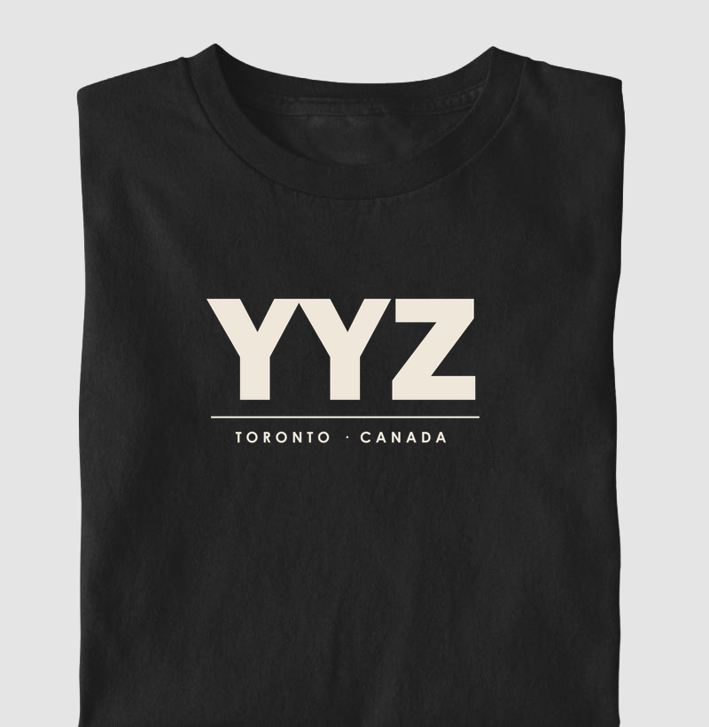 Camiseta YYZ · Toronto