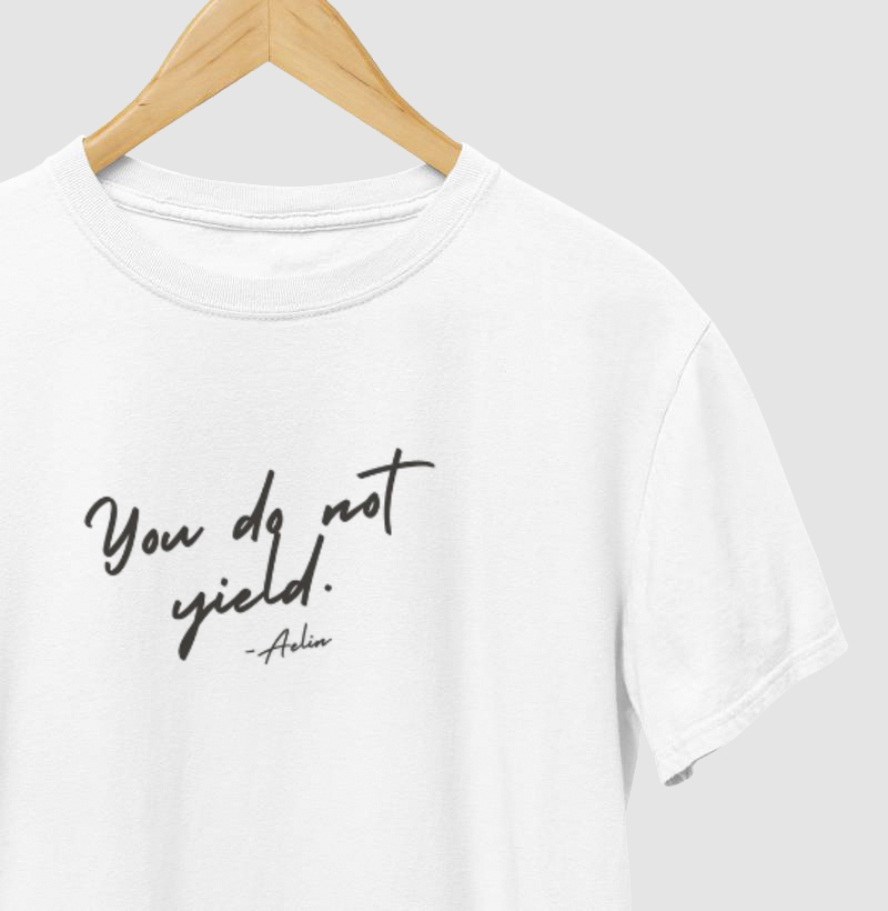 You do not yield quote