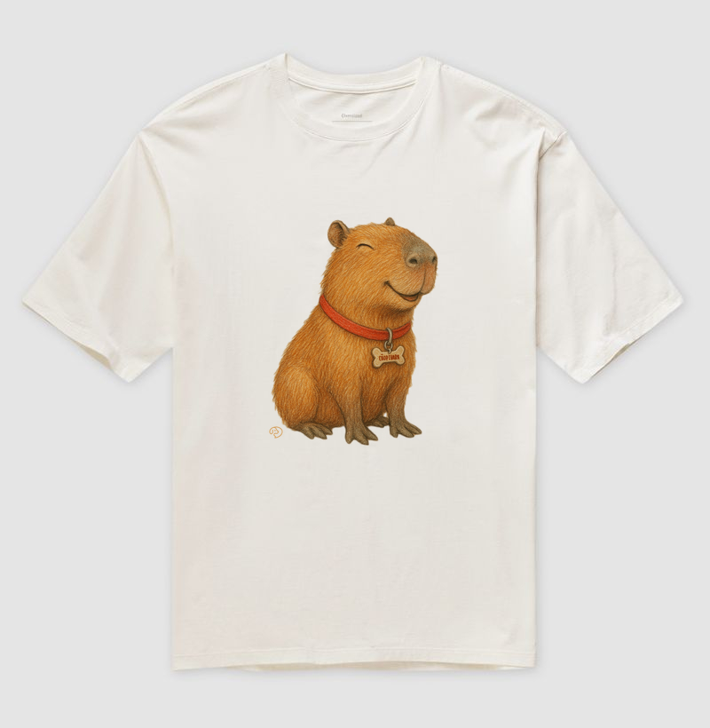CÃOpivara - Camiseta Oversized