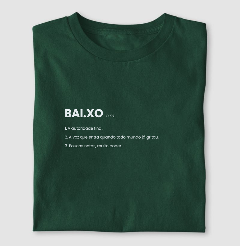 Baixo - Dicionário Lírico