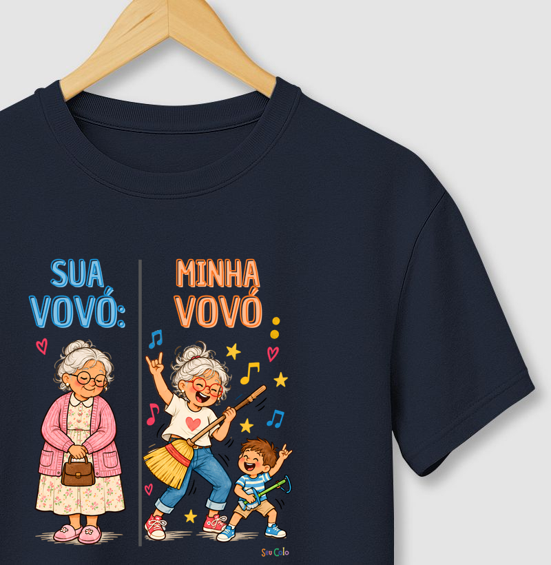 Sua vovó, minha vovó.