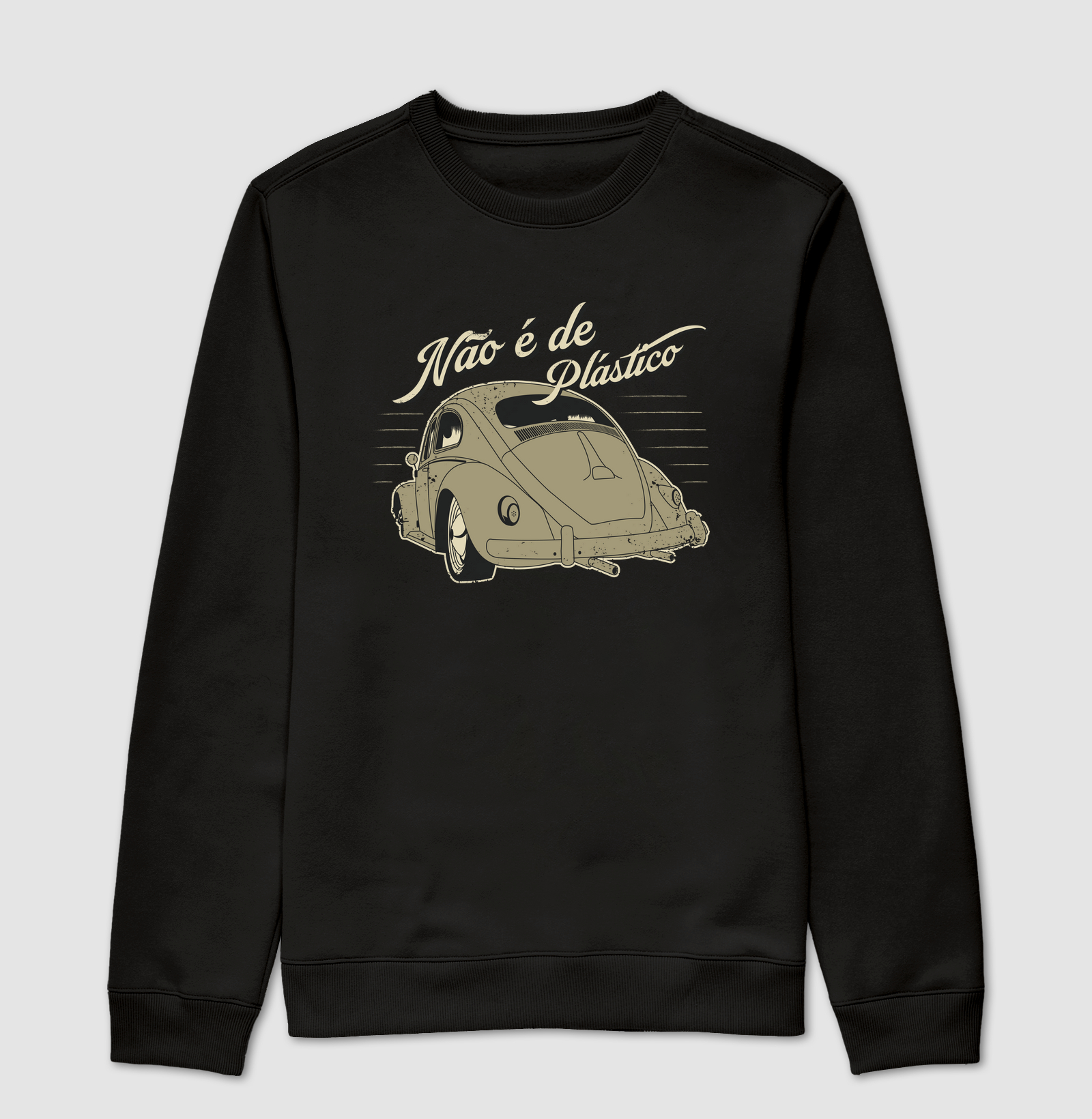 Não é de plástico