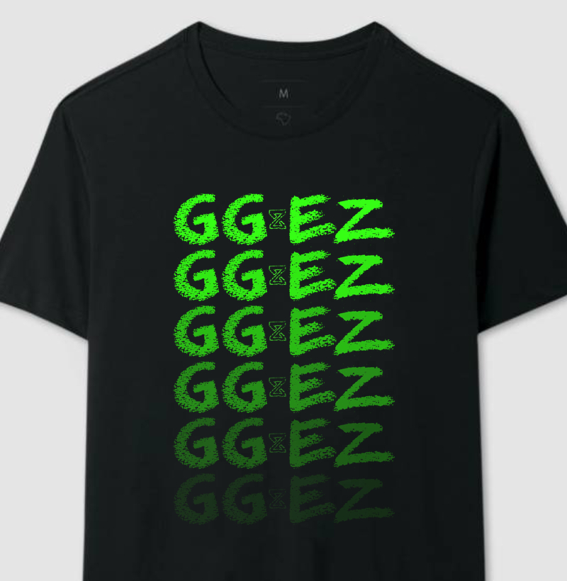 Camiseta Gamer “GG EZ” [DXP STORE]