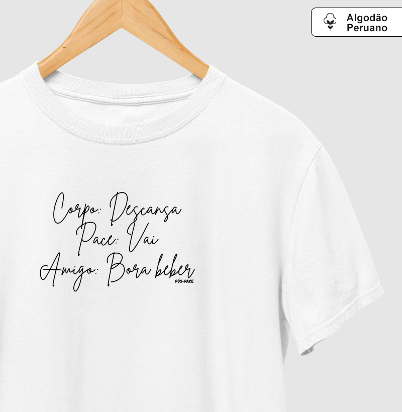 Corpo: Descansa, Pace: Vai, Amigo: Bora beber.