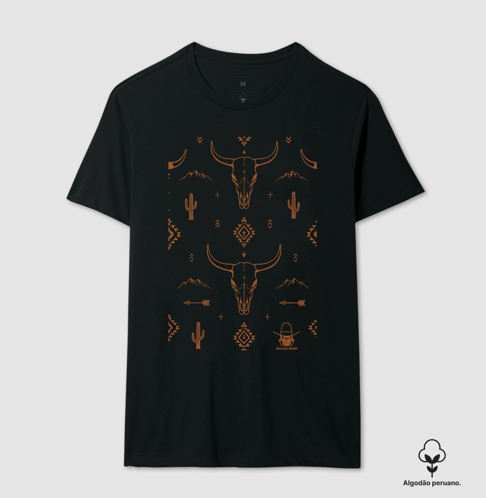 Deserto Bulldog Brabo - Camiseta Algodão Peruano