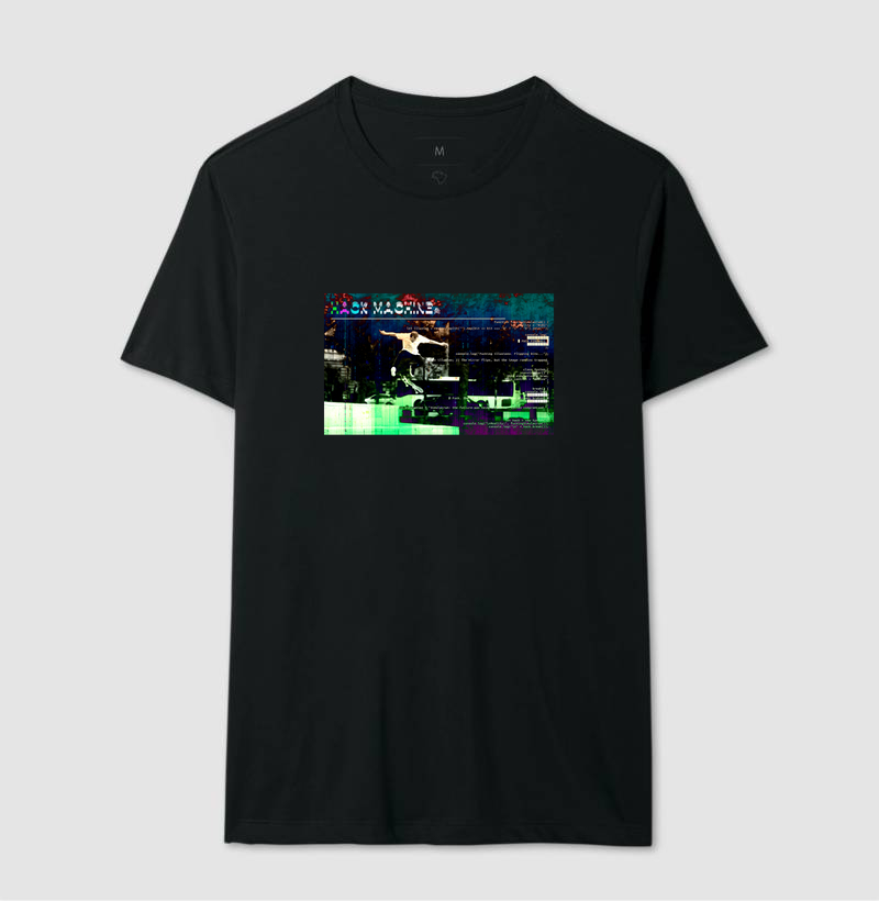 Camiseta Reboot Parede Skater Glitch | Hack Machine™