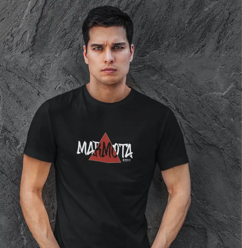 T-Shirt Masculino Preta - Marmota