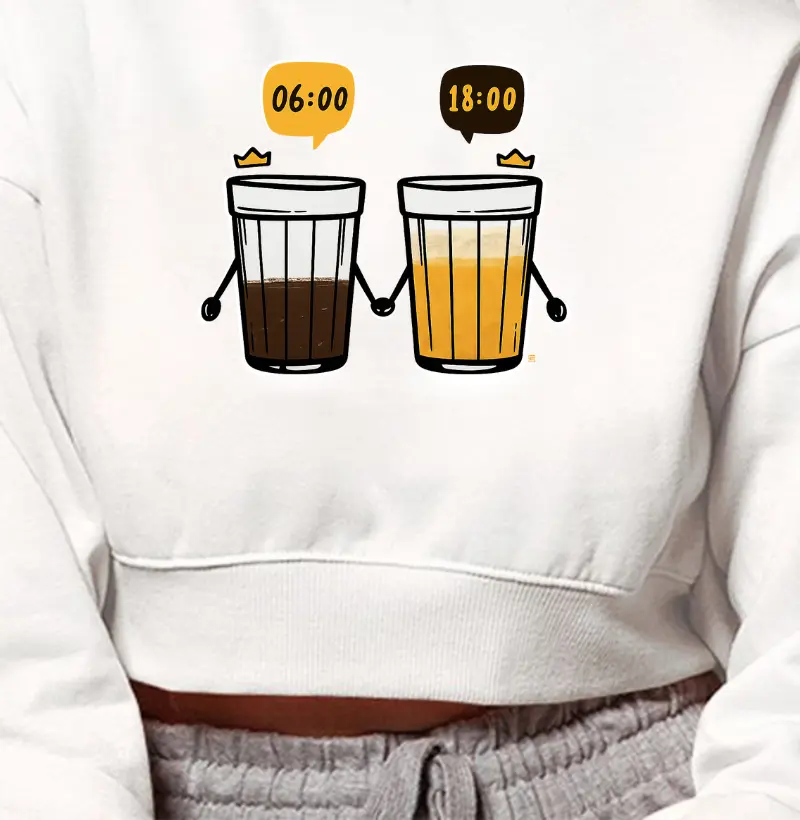 Cropped Moletom Equilíbrio é Tudo