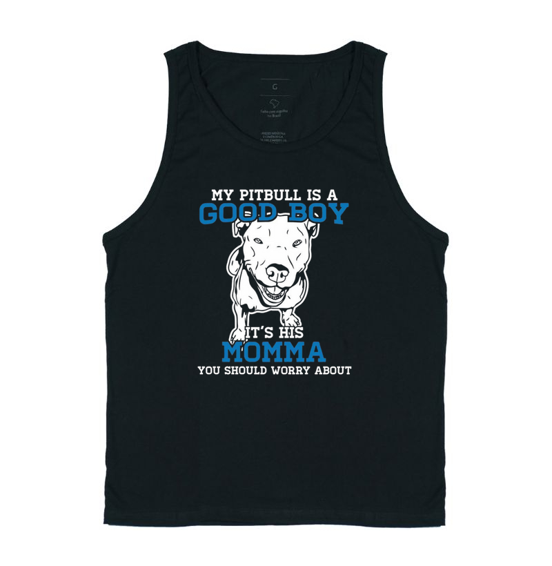 My Pit bull is a good boy...