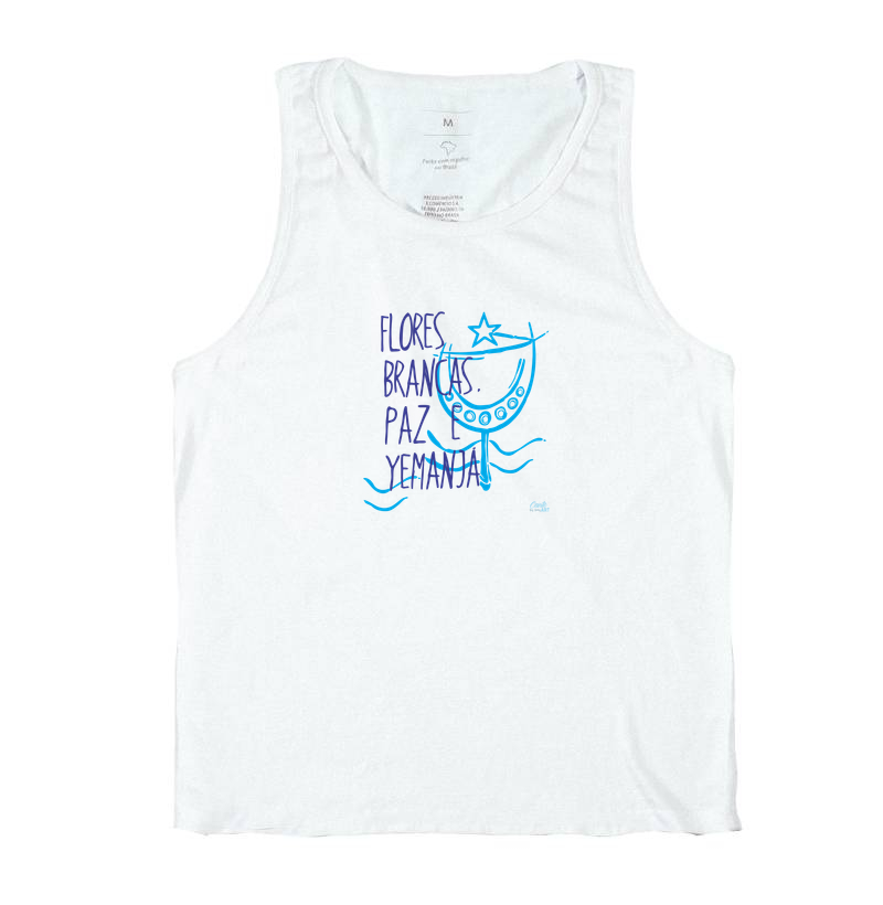 Camiseta Yemanjá Flores