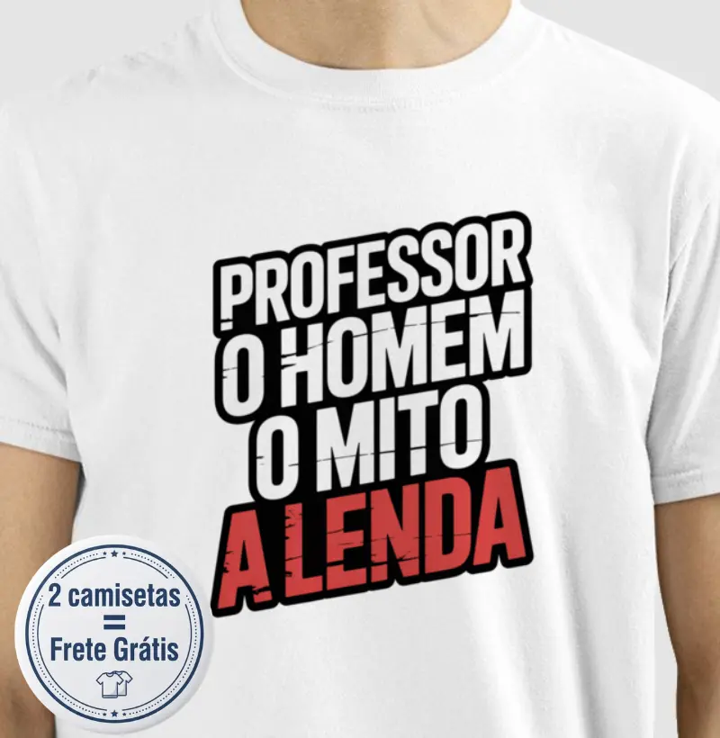 Camiseta Premium Professor/Pedagogo