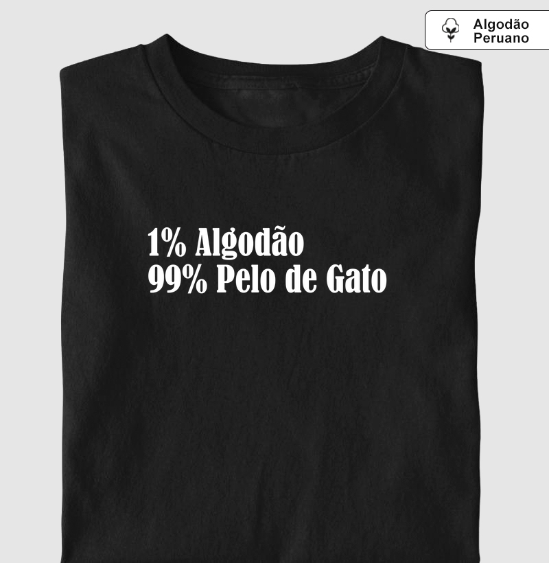 1% Algodão, 99% Pelo de Gato