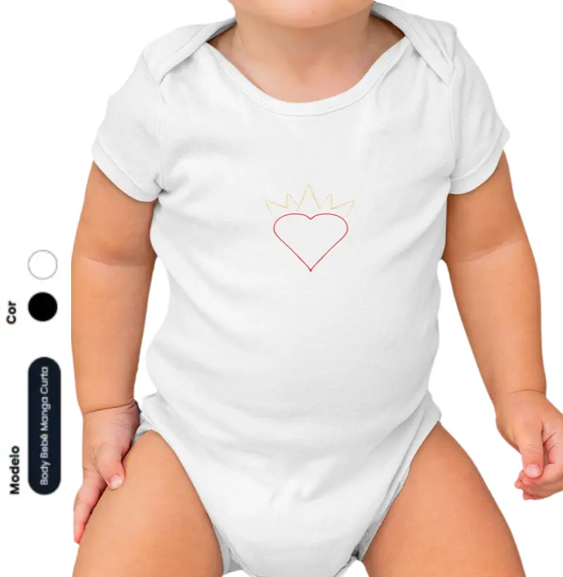 O amor é rei - estampa de bolso