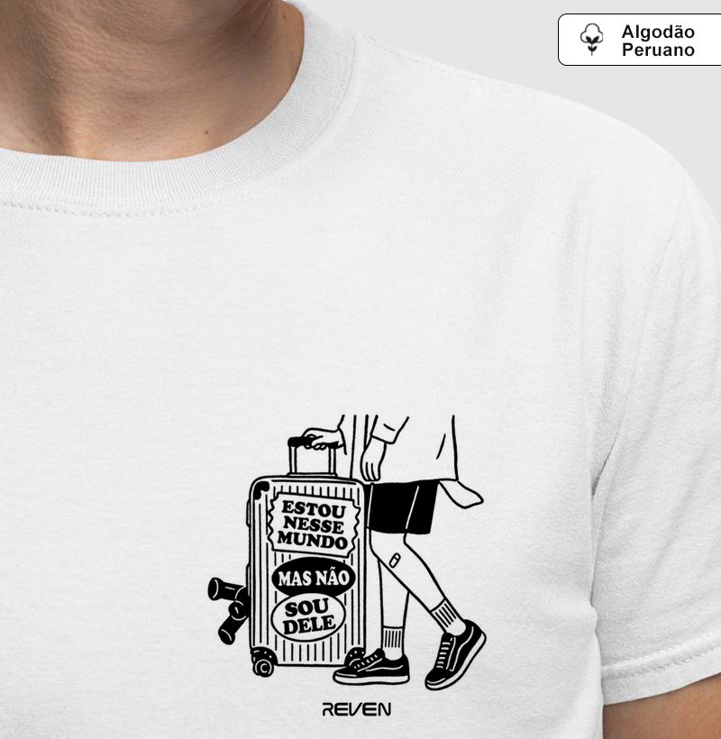 Camiseta Eu estou nesse Mundo mas Não sou Dele