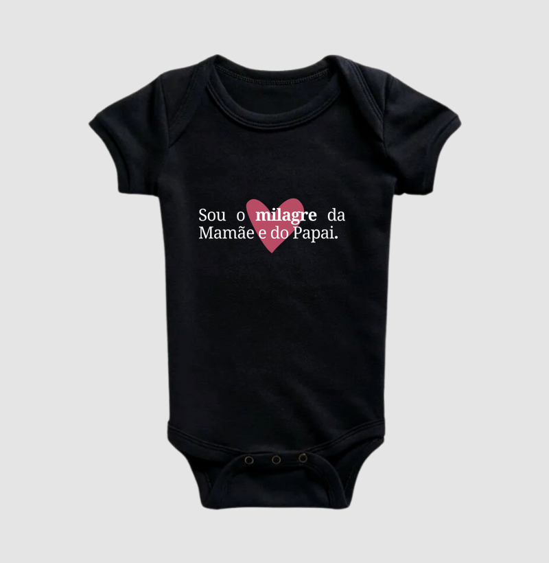Sou o Milagre da Mamãe e do Papai - menina.