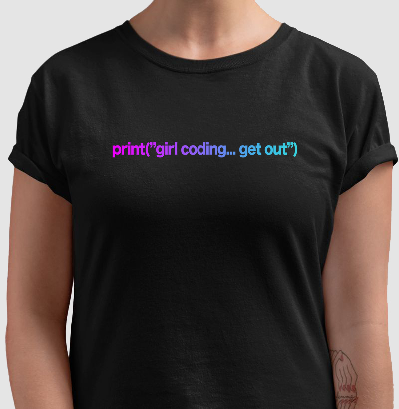 Girl Coding - Camiseta