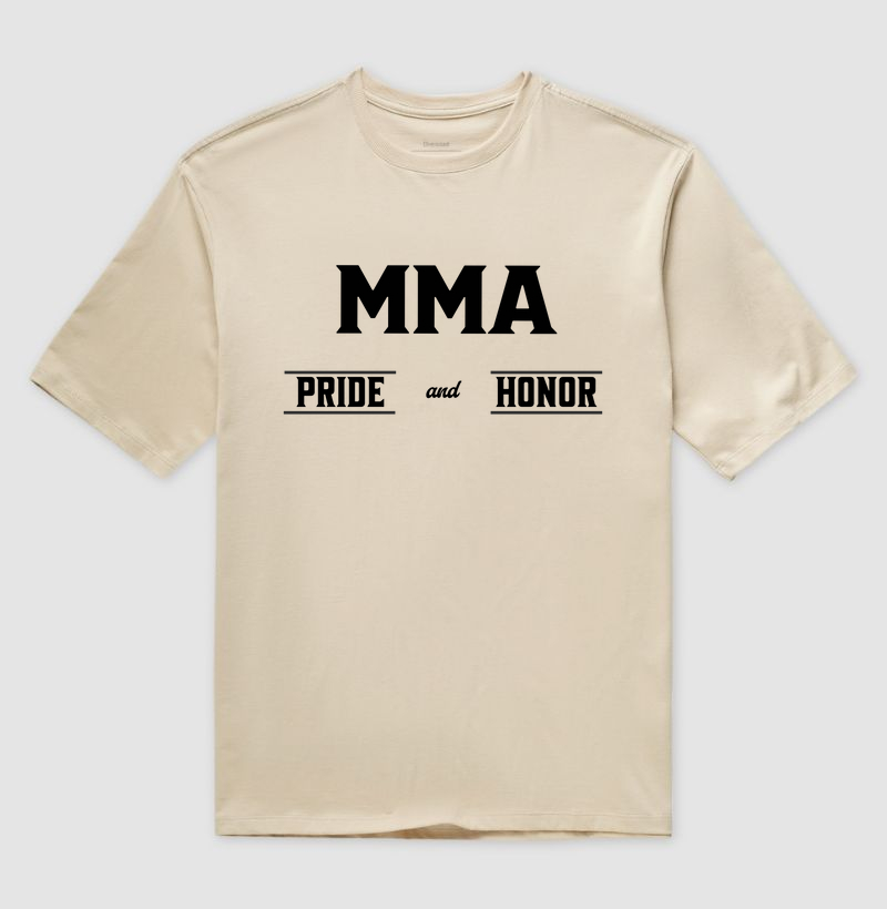 Camiseta Oversized MMA Pride and Honor