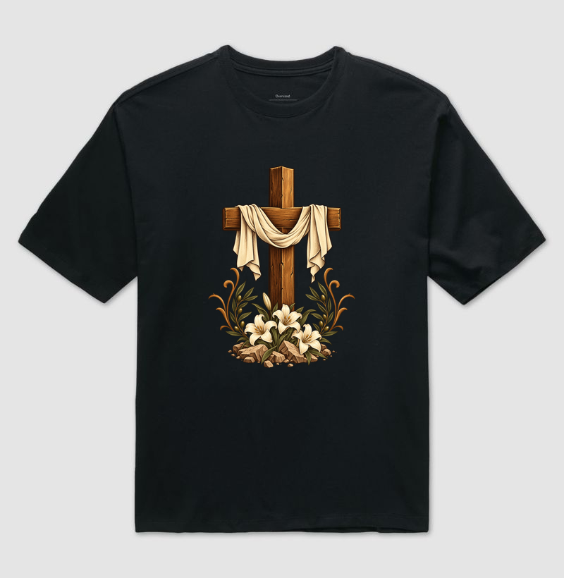 Ele Vive - Cristo vivo - Camiseta Oversized
