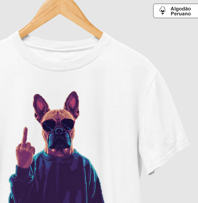 Camiseta Rocky Dog Rebel - Algodão Peruano