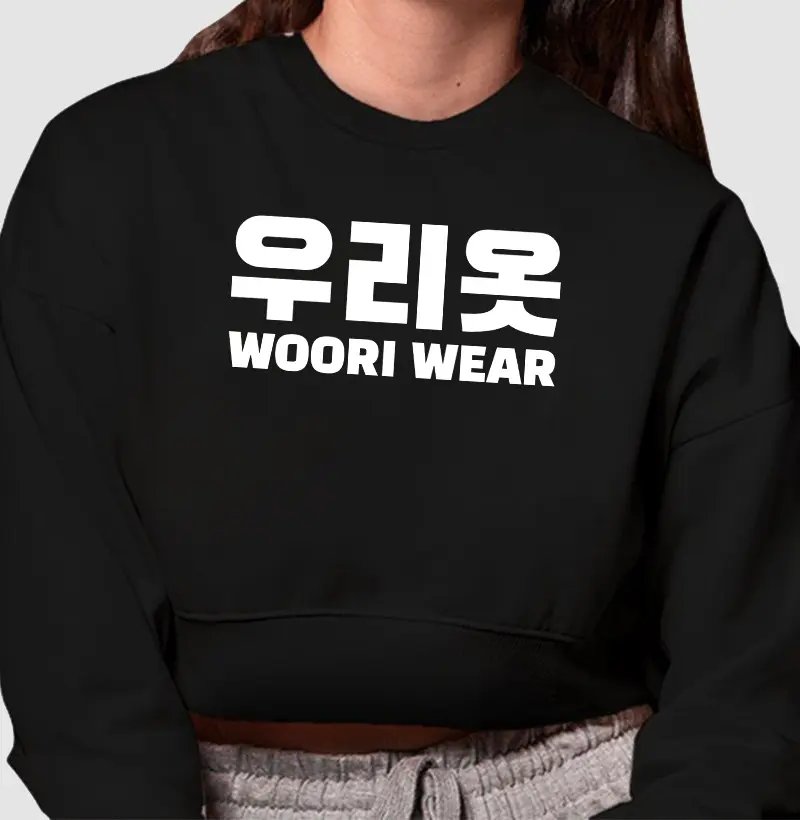 CROPPED MOLETOM WOORI WEAR PRIME