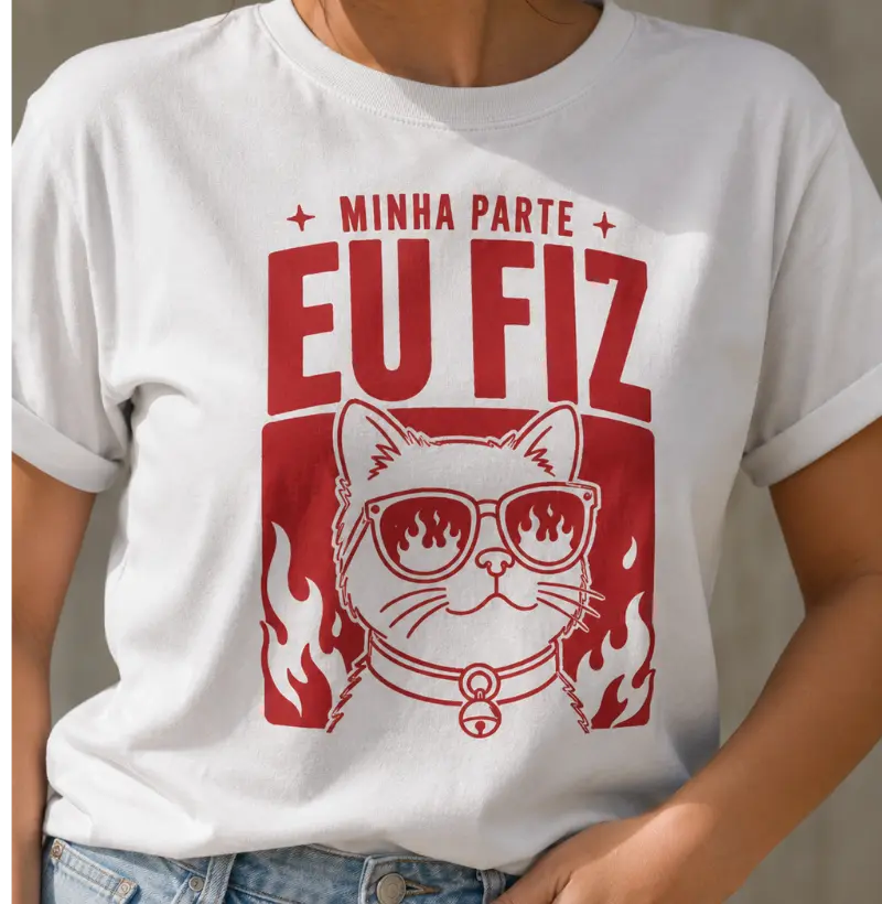 minha parte eu fiz
