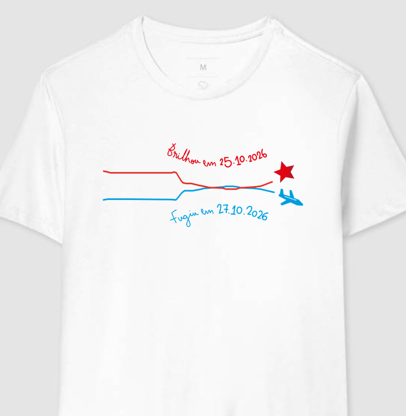 METEU O PÉ - Camiseta