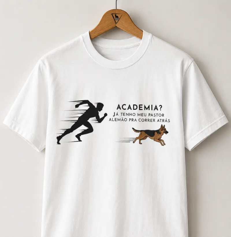 Academia...Meu pastor! - Camiseta