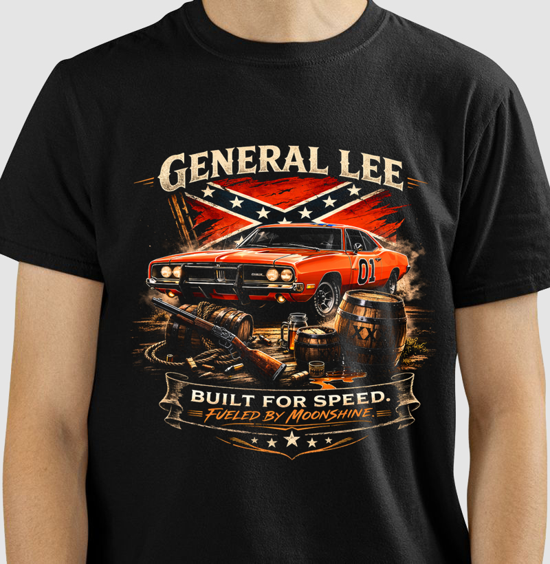 Camiseta General Lee – Built for Speed