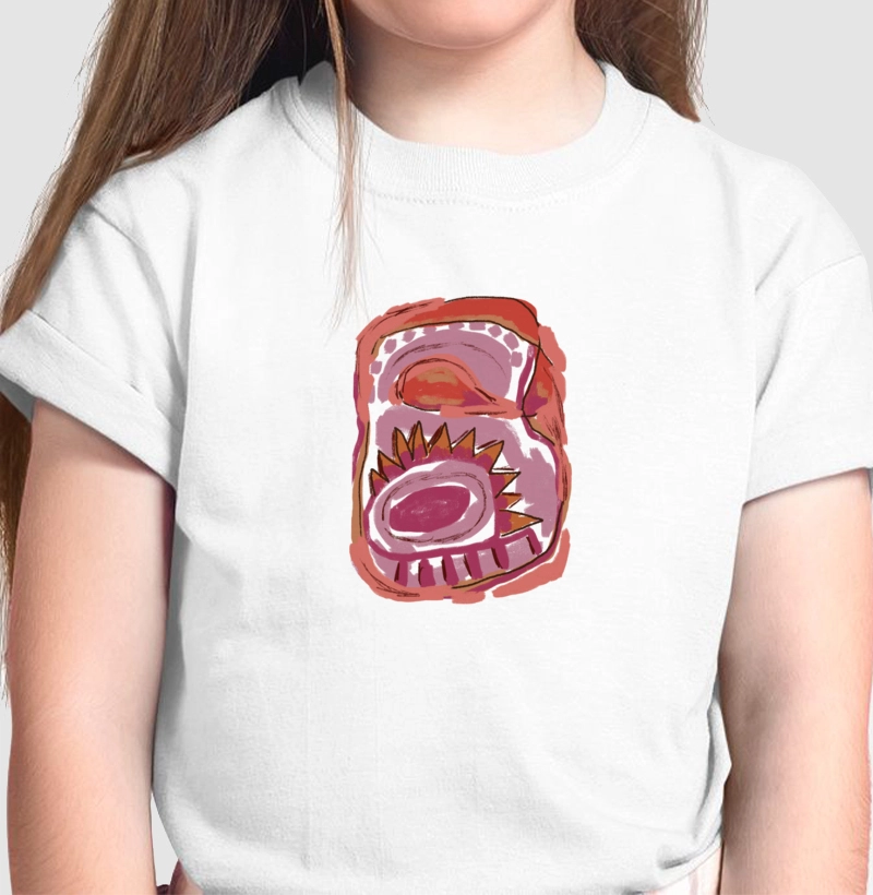 Camiseta Infantil Abstrata