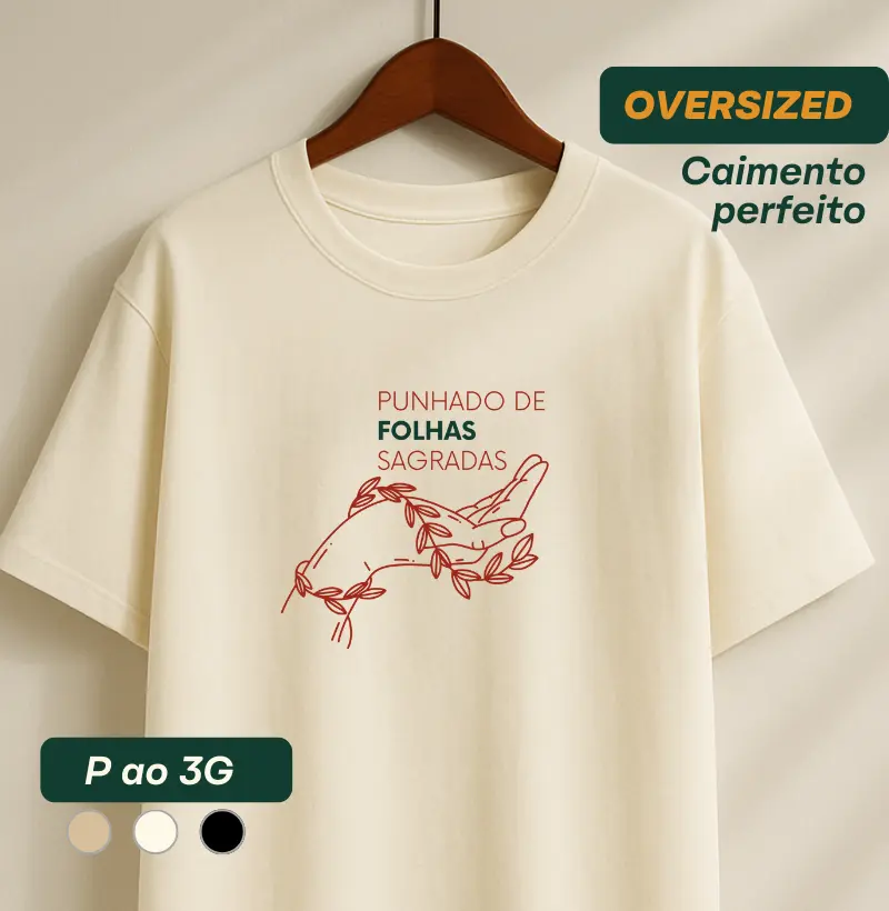 Punhado de folhas sagradas