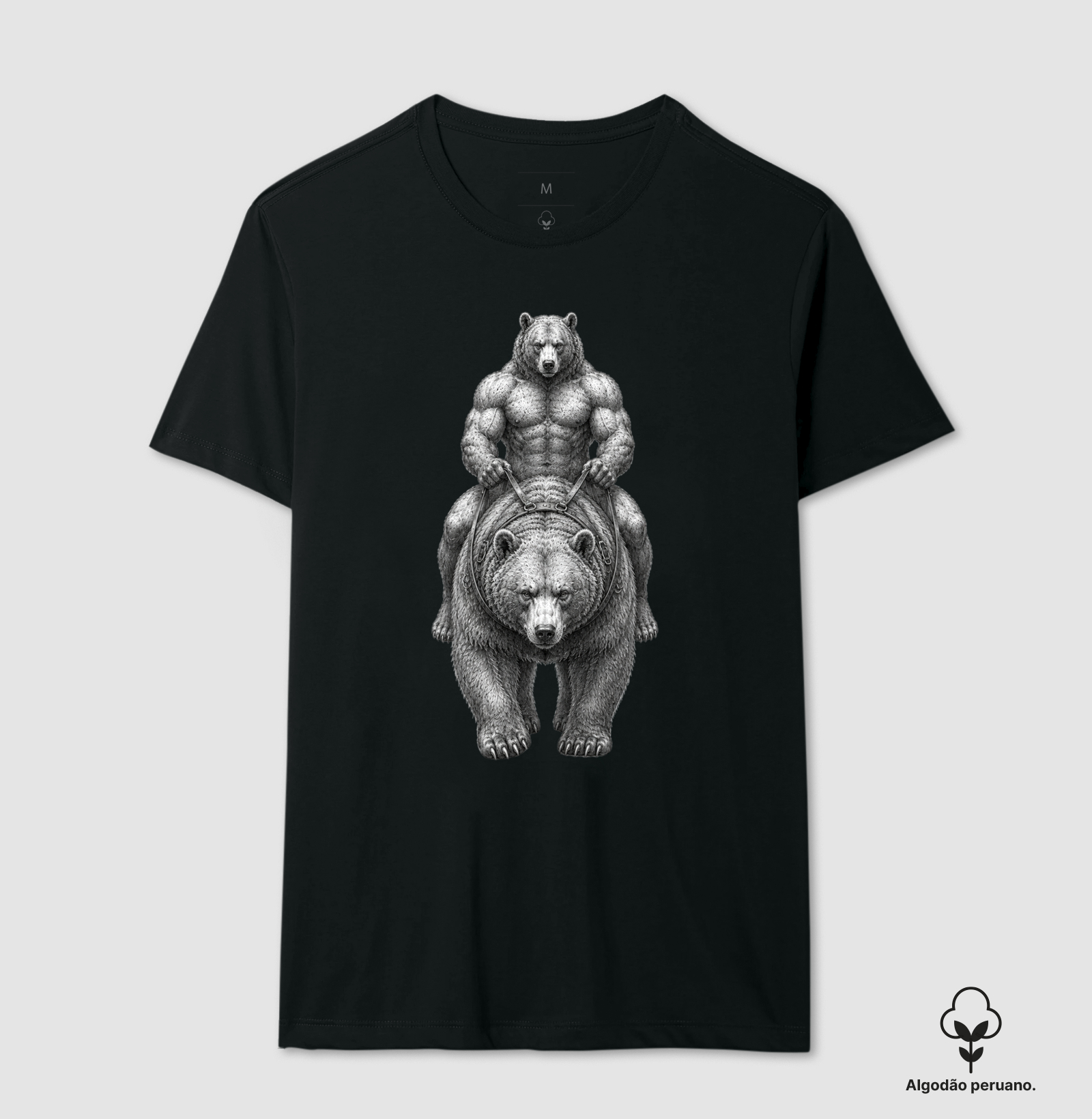 HORSEBEAR - Camiseta Algodão Peruano