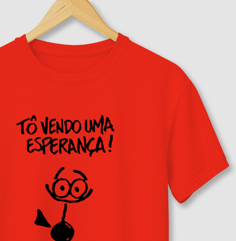 🌻 Camiseta “Tô vendo uma esperança!” — Henfil 🌻