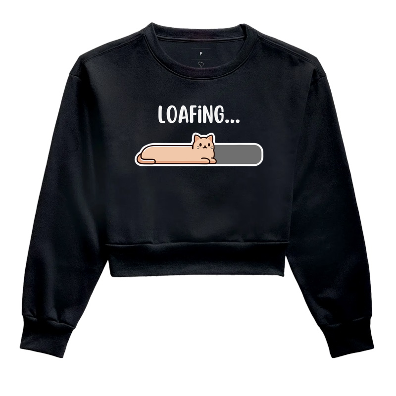 LOAFING... - Cropped Moletom