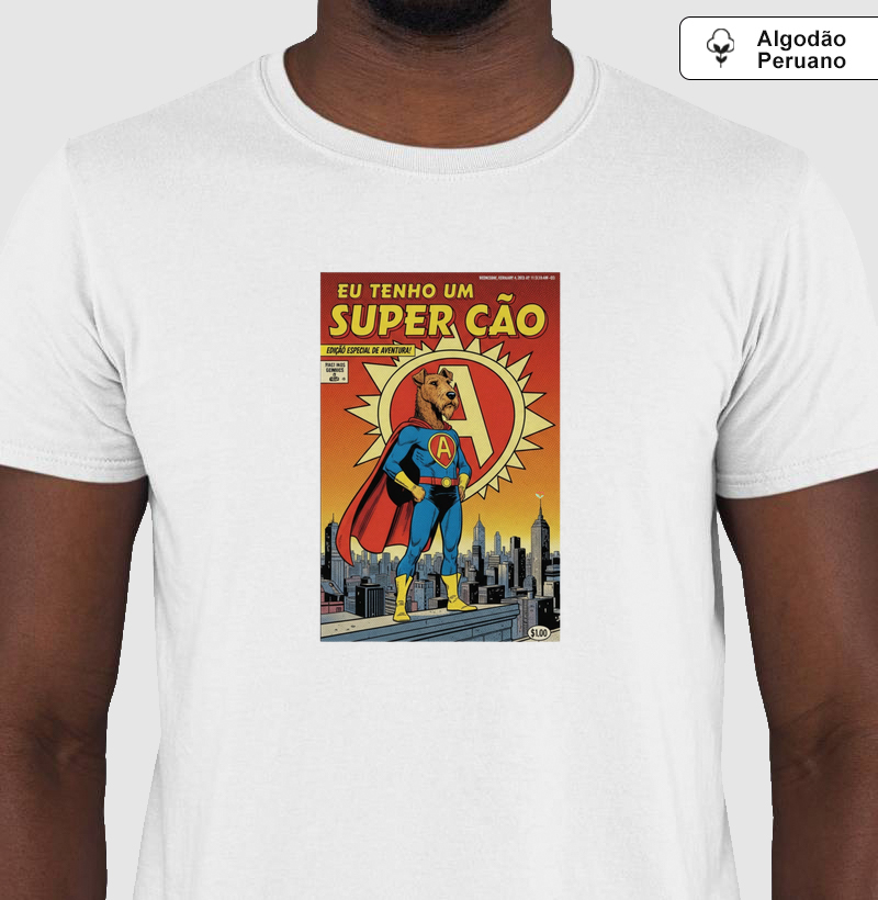 SUPER CÃO AIREDALE - Malha Peruana 