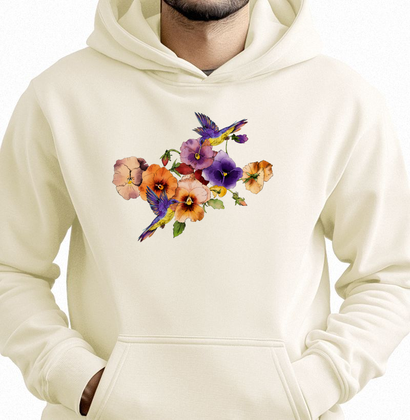 Beija-Flor Amor Perfeito - Moletom Hoodie