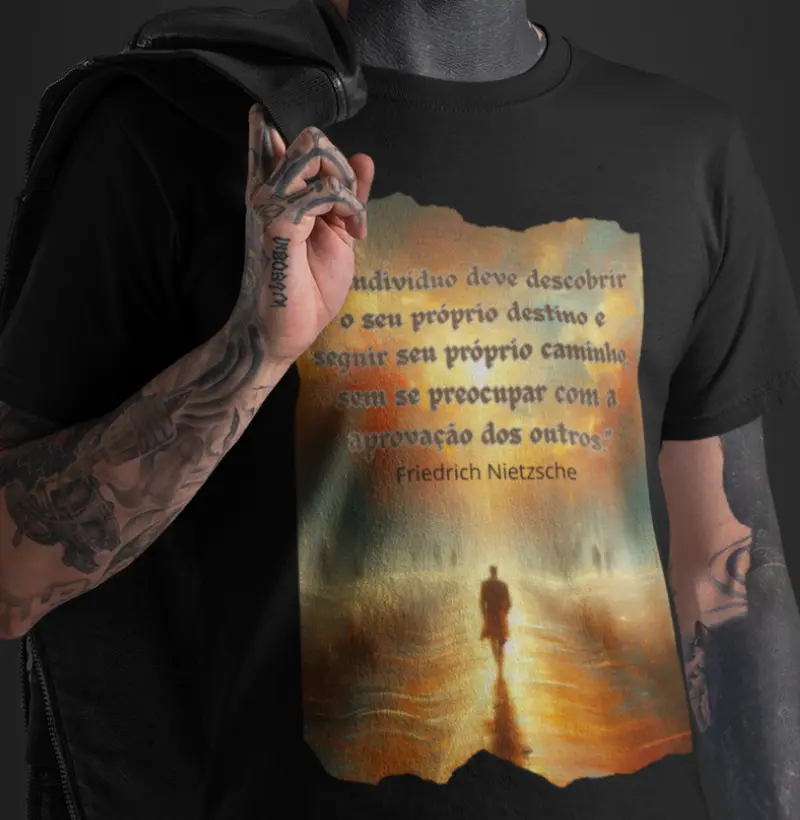 "O indivíduo deve descobrir o seu próprio destino e seguir seu próprio caminho, sem se preocupar com a aprovação dos outros."
