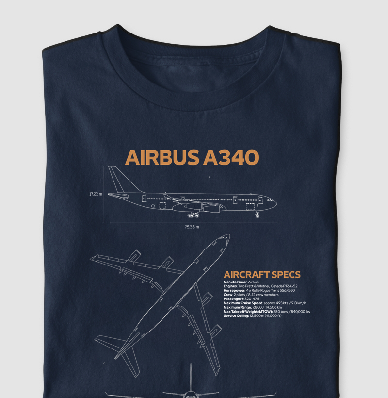 Airbus A340 - Blueprint