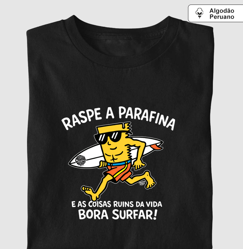 Raspe a parafina e as coisas ruins da vida. Bora Surfar! By Emerson Morga