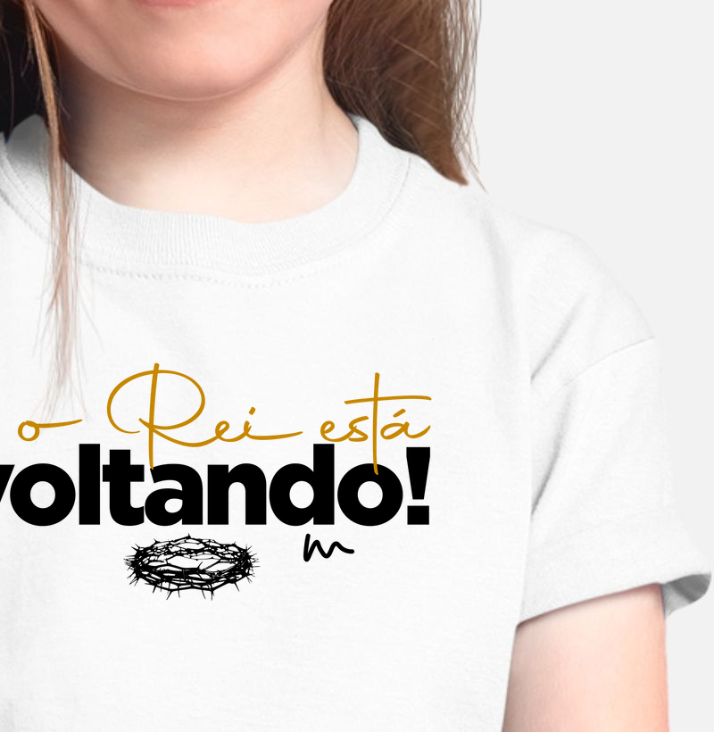 Camiseta Infantil O Rei