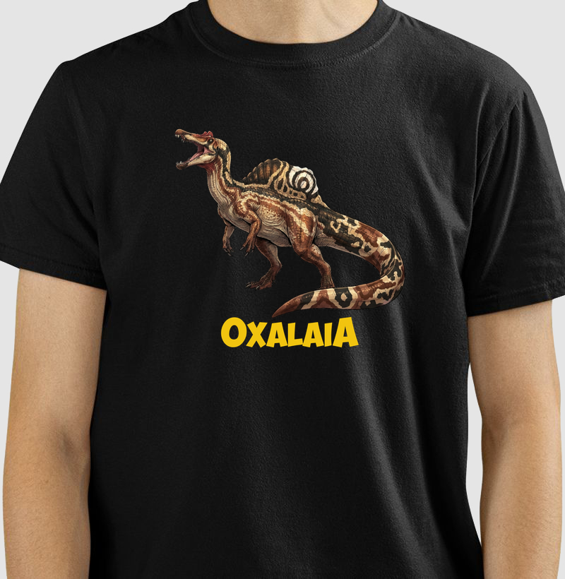 Camisa Algodão Estampada Dinossauro Oxalaia Rugindo Premium Original