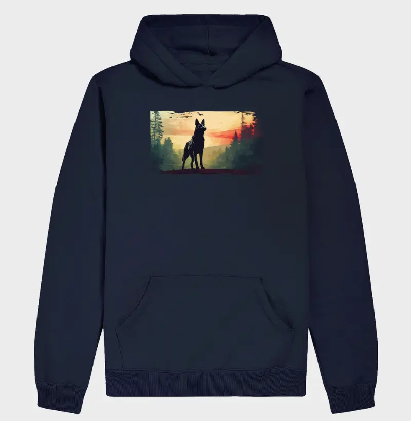 Black German Shepherd Hoodie